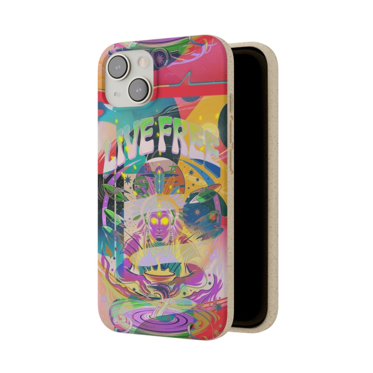 "Live Free" Eco Phone Case - Brandon Fisher Art
