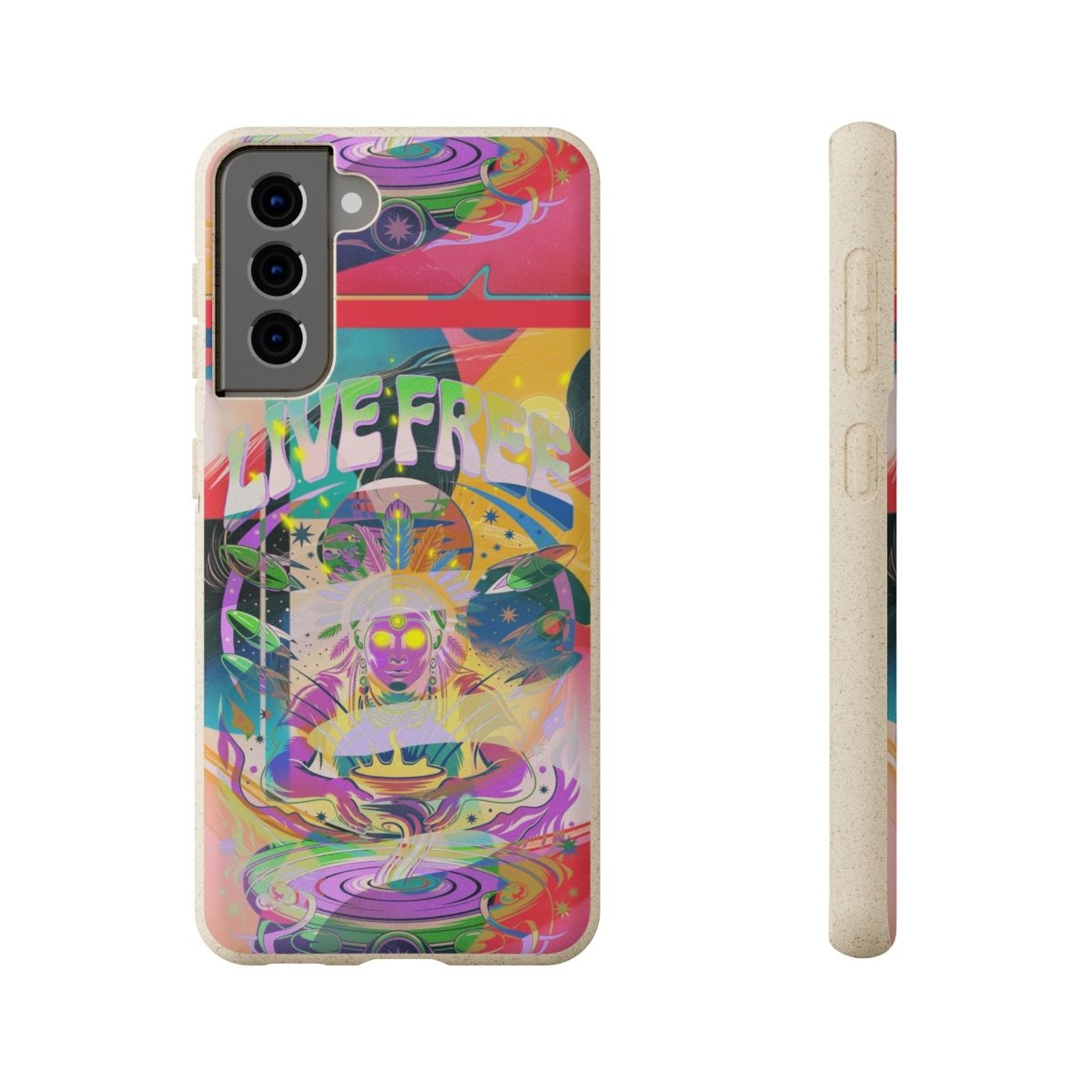 "Live Free" Eco Phone Case - Brandon Fisher Art