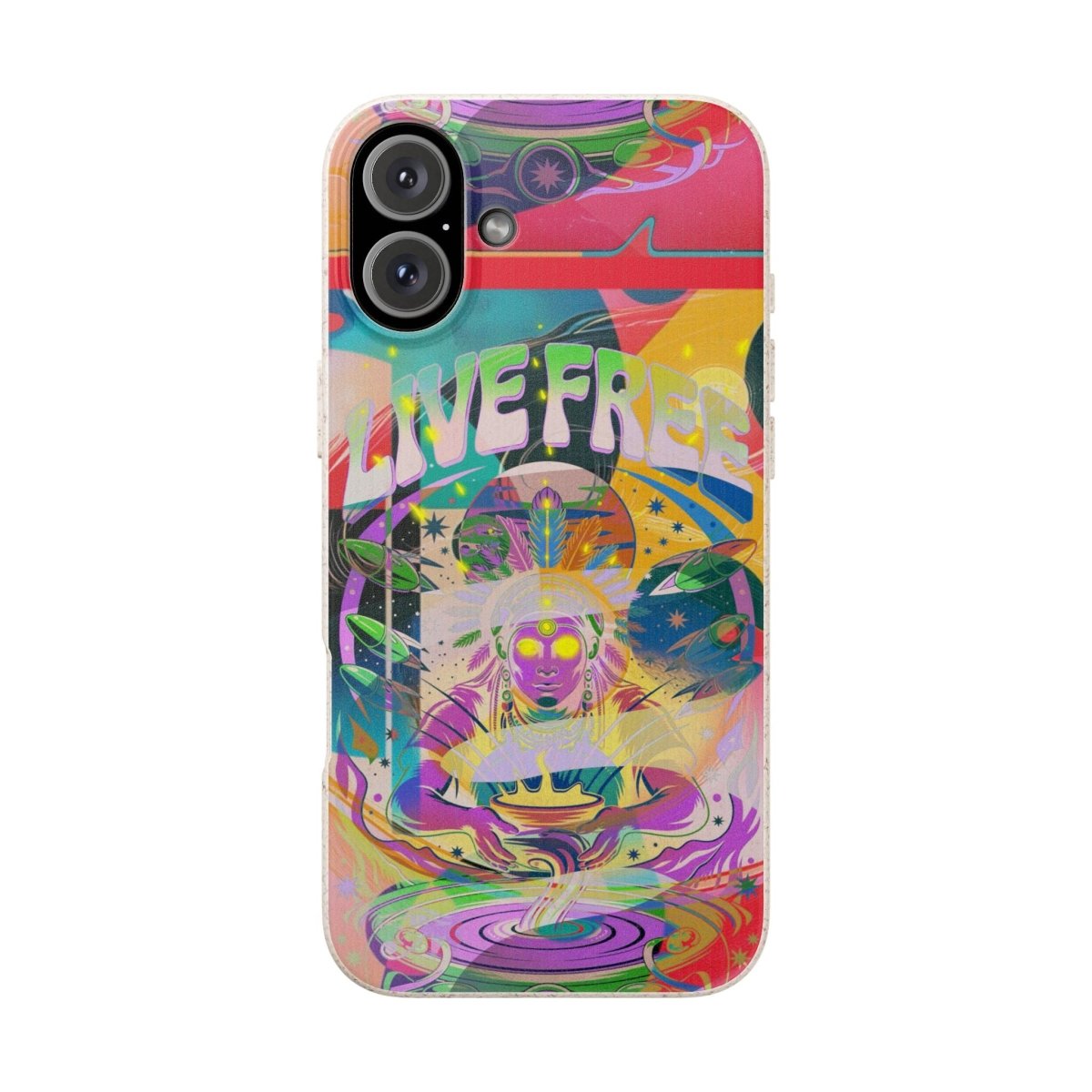 "Live Free" Eco Phone Case - Brandon Fisher Art