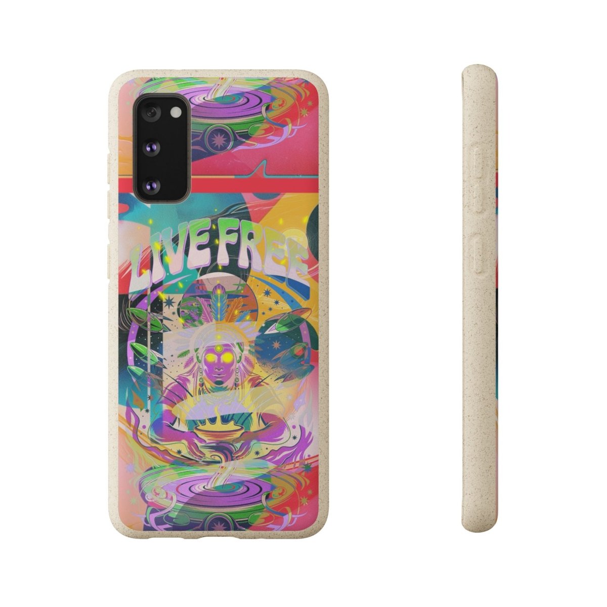 "Live Free" Eco Phone Case - Brandon Fisher Art