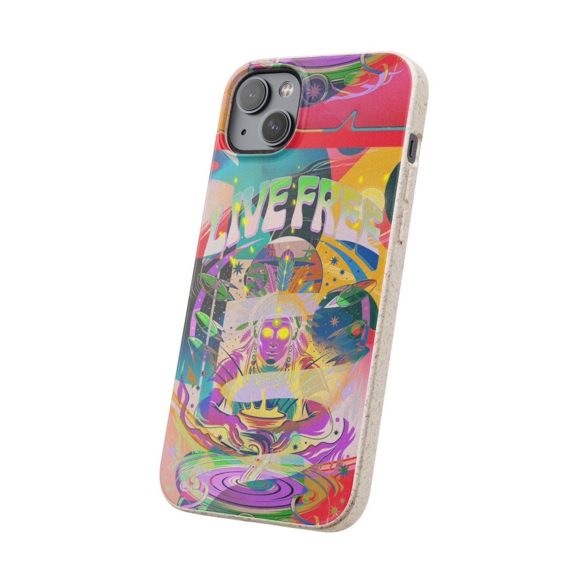 "Live Free" Eco Phone Case - Brandon Fisher Art