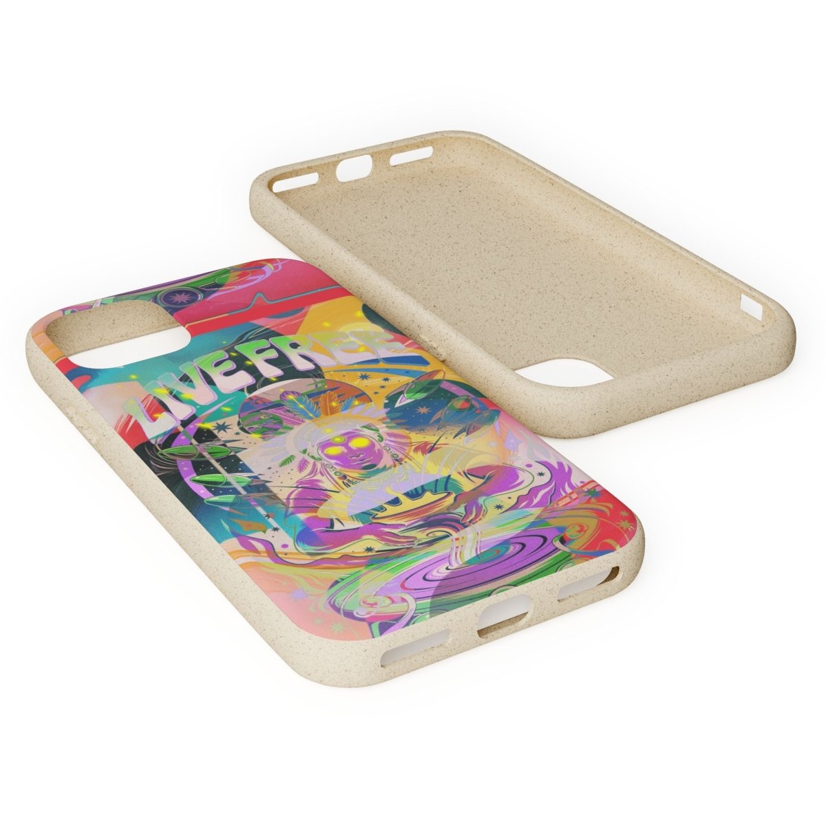 "Live Free" Eco Phone Case - Brandon Fisher Art