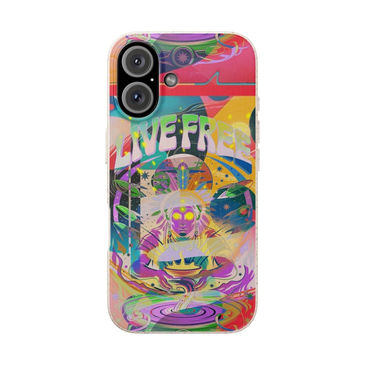 "Live Free" Eco Phone Case - Brandon Fisher Art