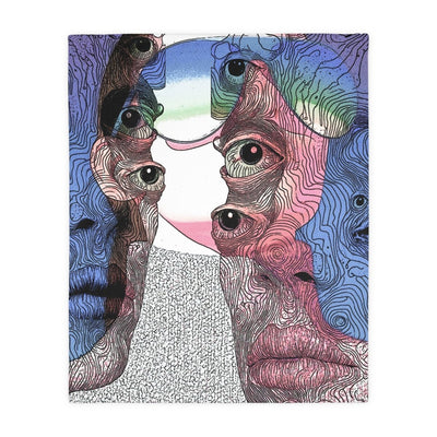 Multivision - Two - Sided Blanket - Brandon Fisher Art