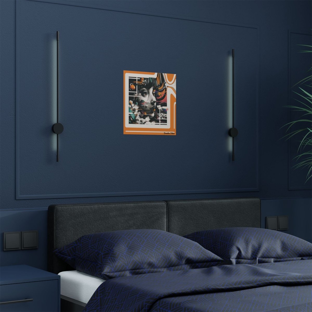 My Sister - Vibrant Satin Poster - Brandon Fisher Art