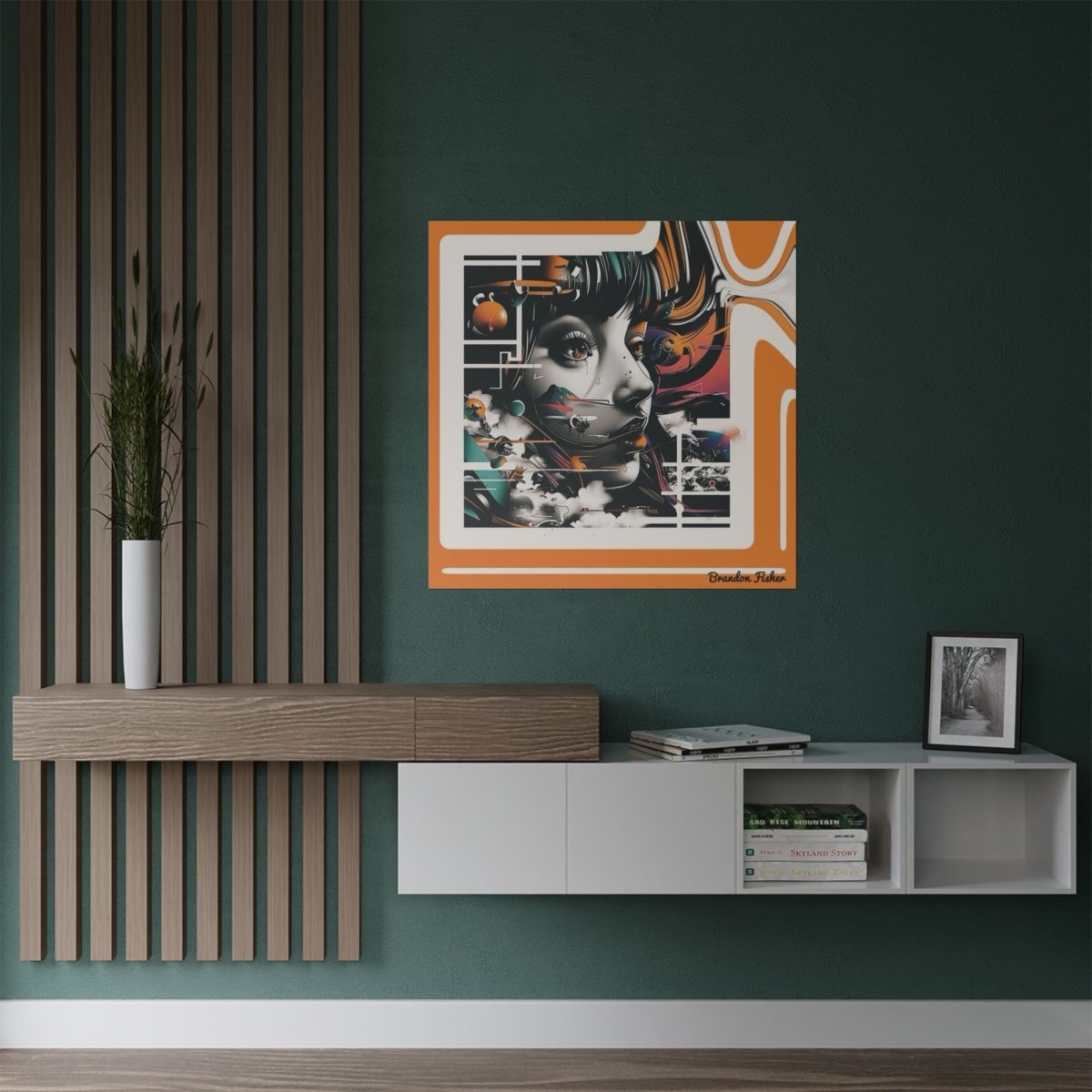 My Sister - Vibrant Satin Poster - Brandon Fisher Art