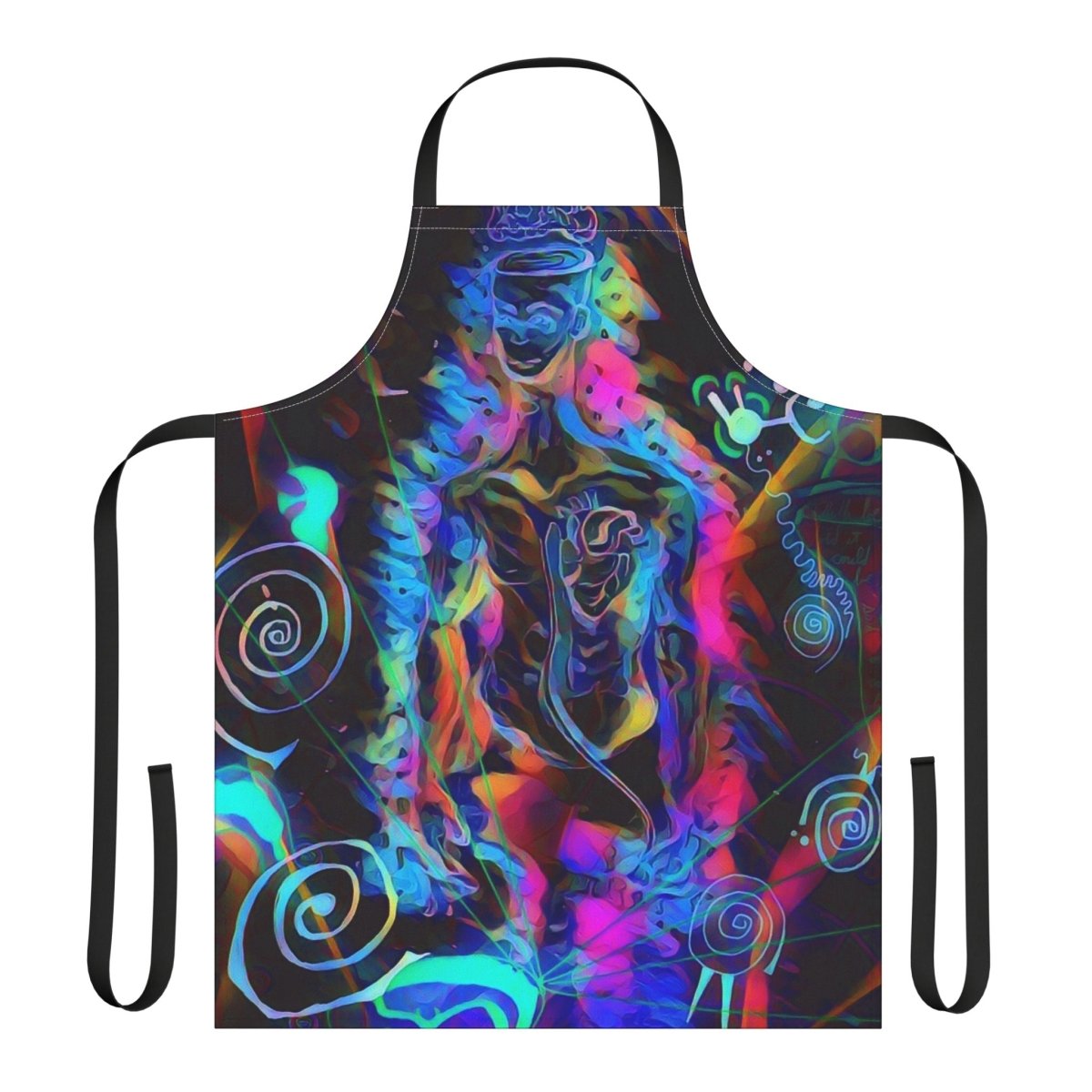 Night Man Apron - Brandon Fisher Art