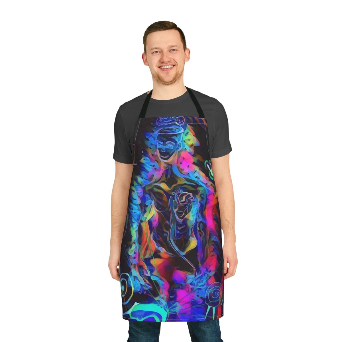 Night Man Apron - Brandon Fisher Art