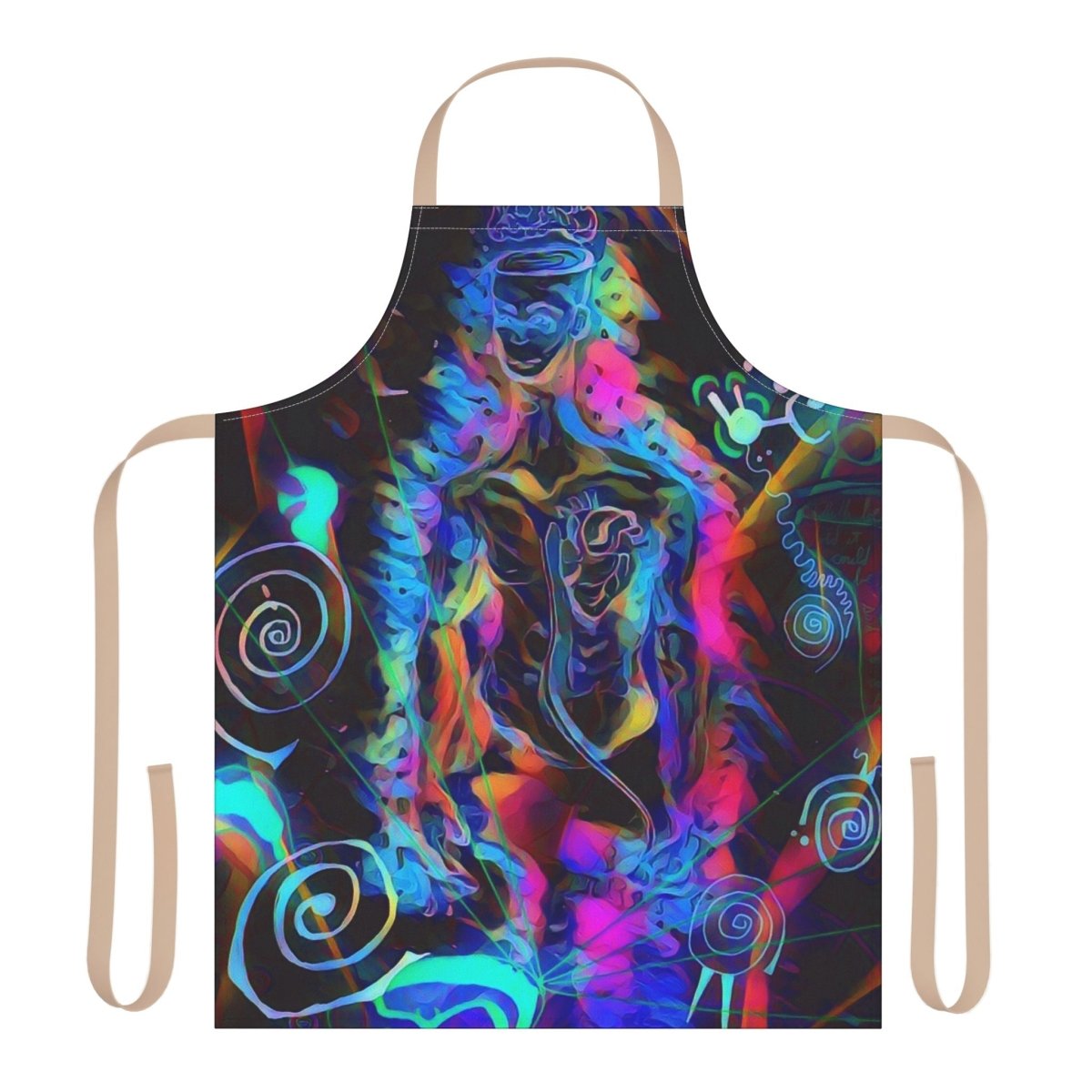 Night Man Apron - Brandon Fisher Art