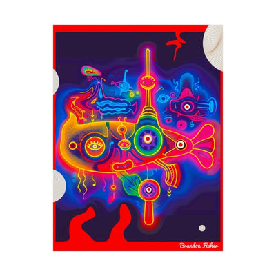 Paradox Peixe - Vibrant Satin Poster - Brandon Fisher Art