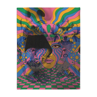 Psychedelic Voyage - Two - Sided Blanket - Brandon Fisher Art