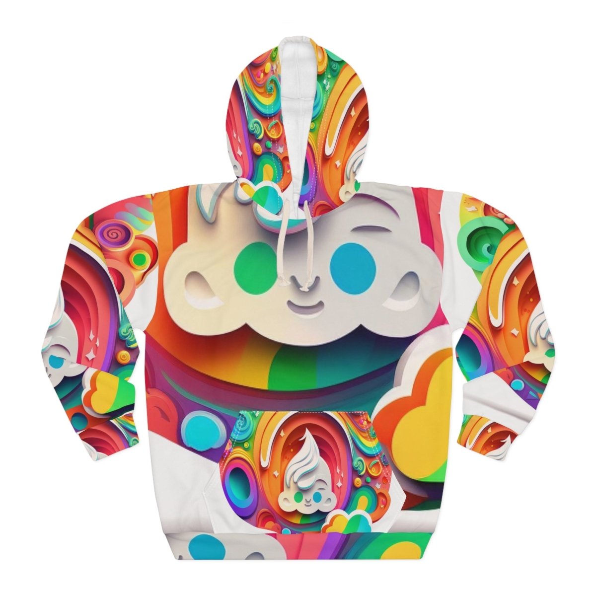 Rainbow Trip Baby AOP Unisex Pullover Hoodie - Brandon Fisher Art