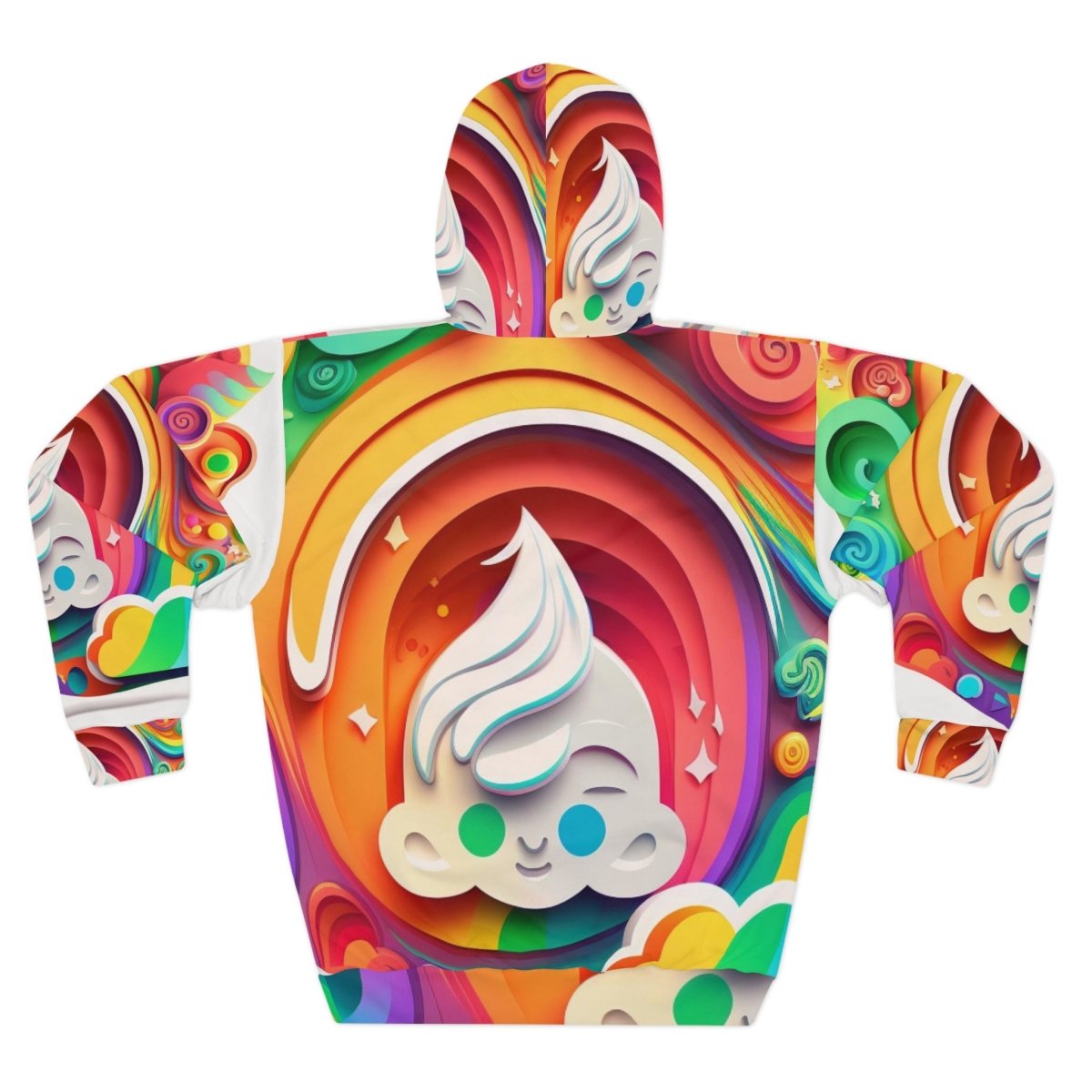 Rainbow Trip Baby AOP Unisex Pullover Hoodie - Brandon Fisher Art