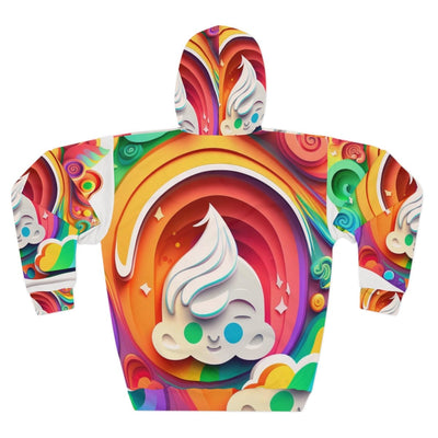 Rainbow Trip Baby AOP Unisex Pullover Hoodie - Brandon Fisher Art