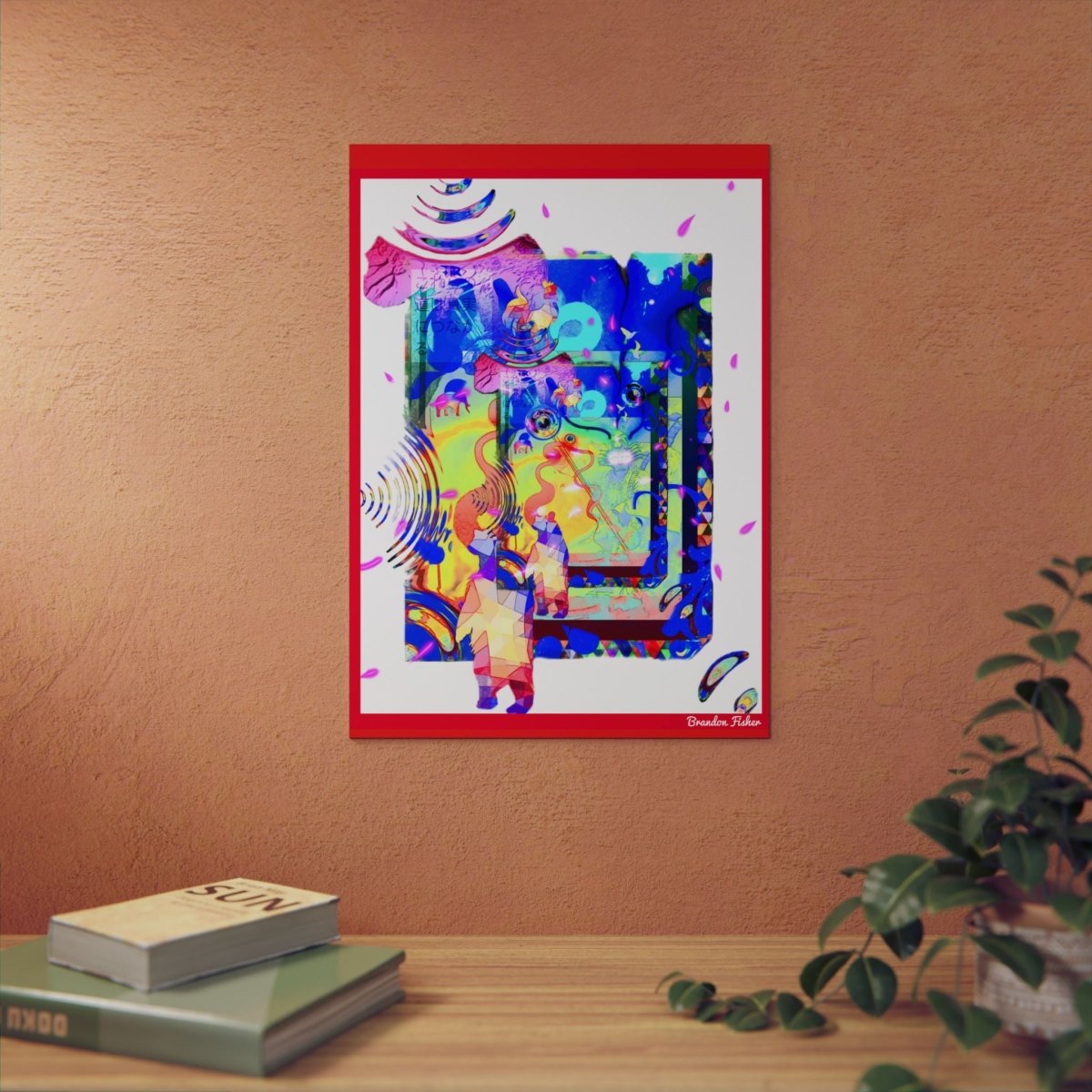 Samurai Eyes — Aluminum Art Panel - Brandon Fisher Art