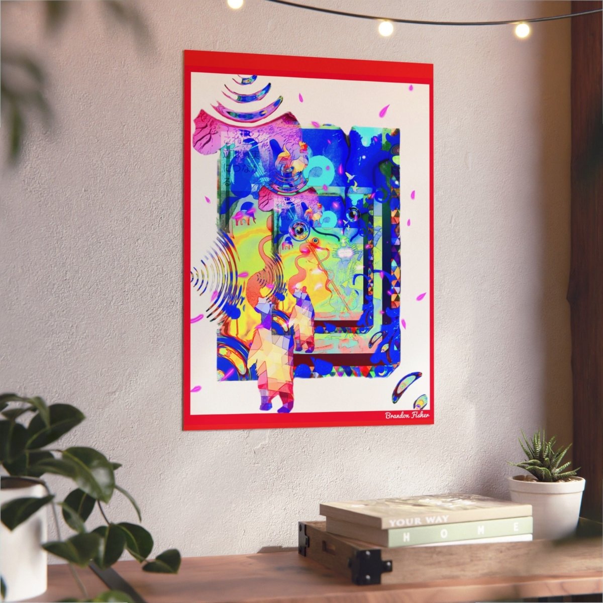 Samurai Eyes — Aluminum Art Panel - Brandon Fisher Art