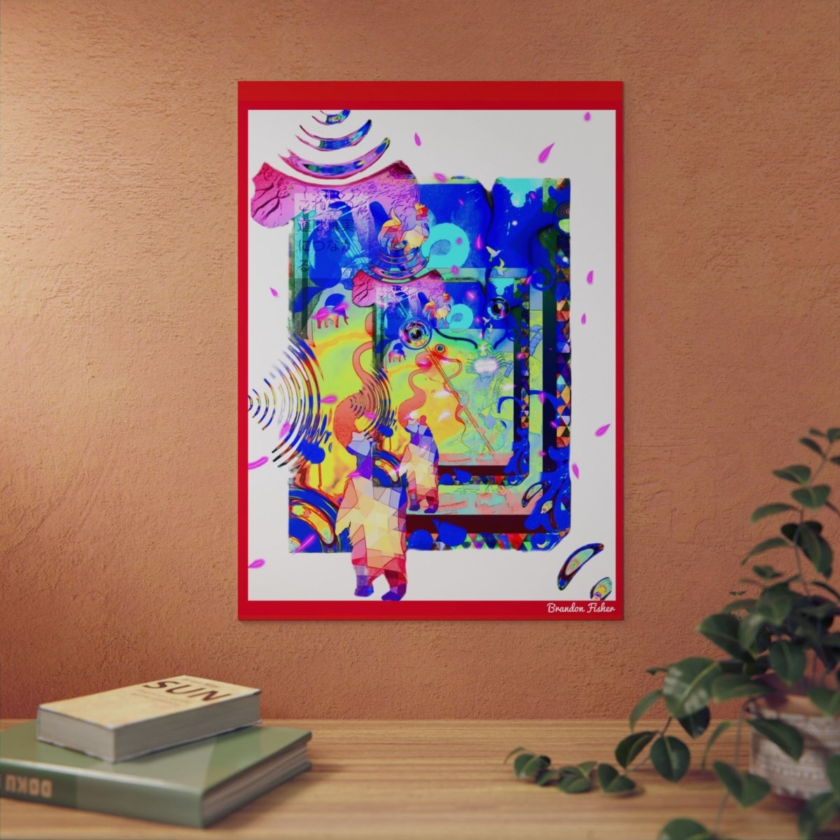 Samurai Eyes — Aluminum Art Panel - Brandon Fisher Art