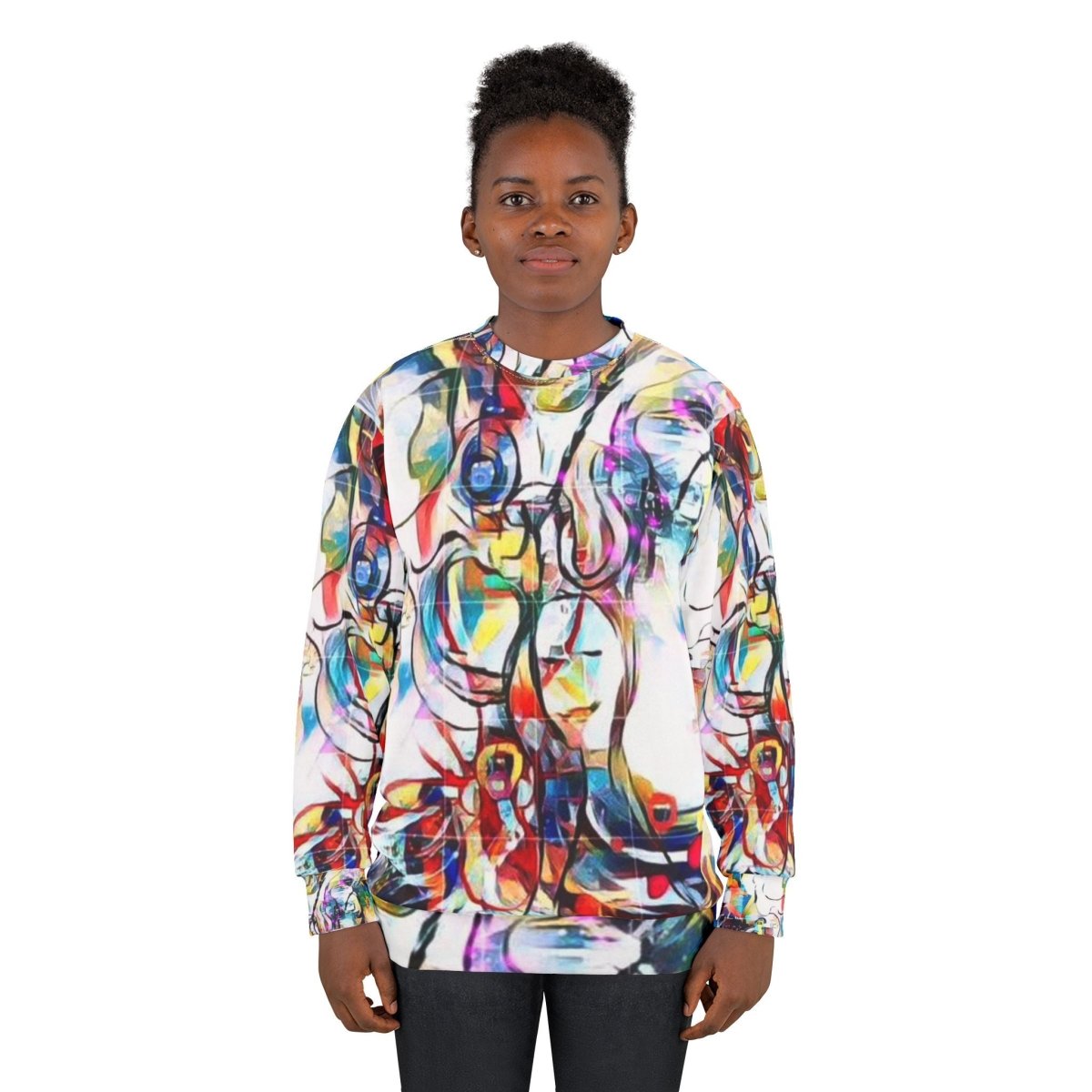 The Angel Sweatshirt (AOP) - Brandon Fisher Art