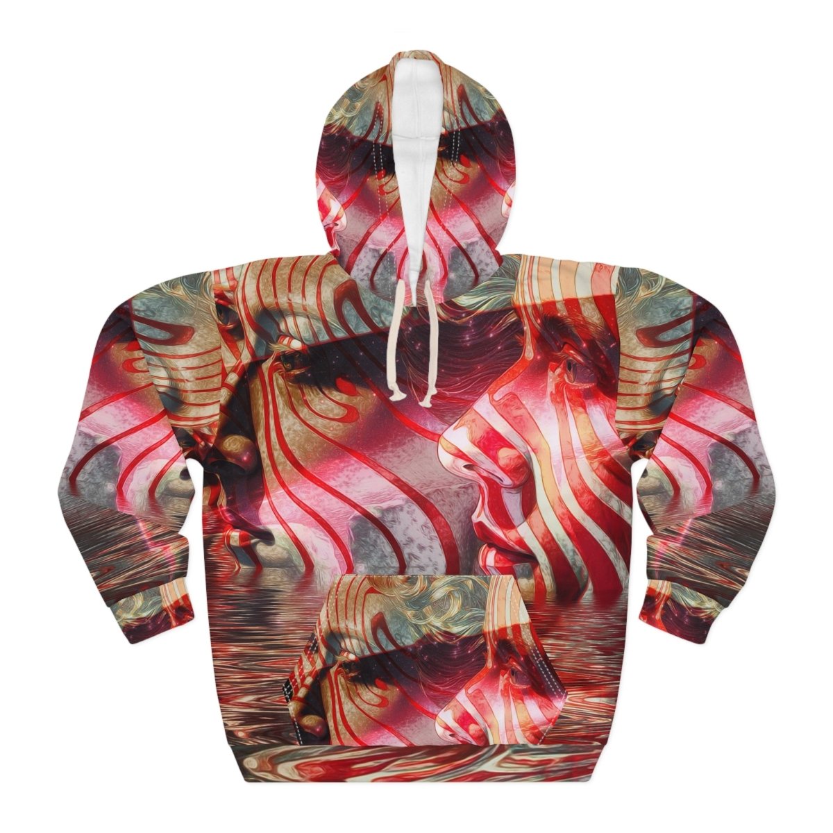 The Face Pullover Hoodie - Brandon Fisher Art