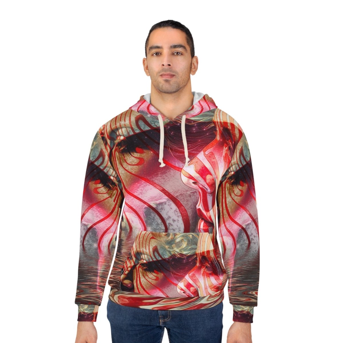 The Face Pullover Hoodie - Brandon Fisher Art