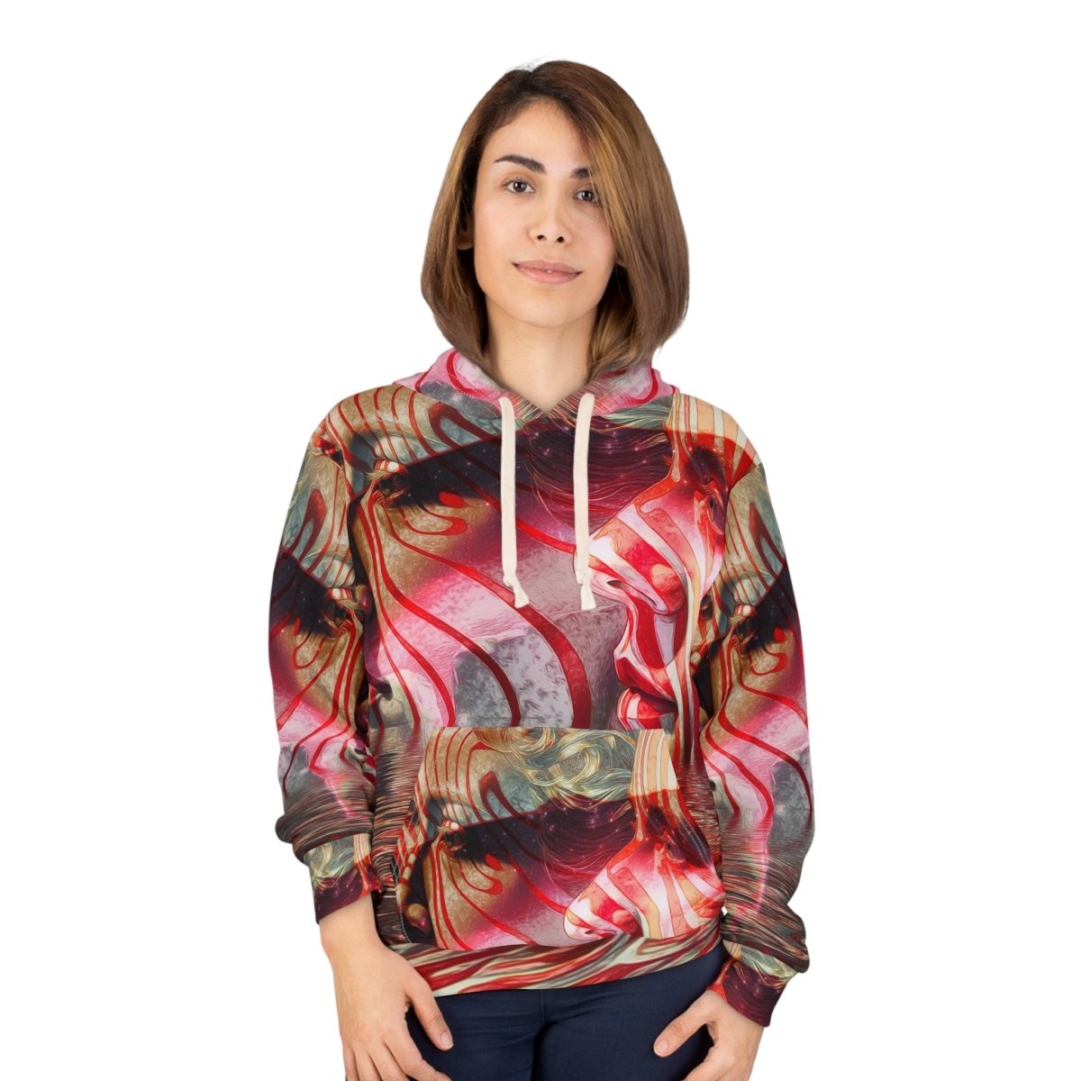 The Face Pullover Hoodie - Brandon Fisher Art