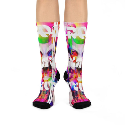 The Future Cushioned Crew Socks - Brandon Fisher Art