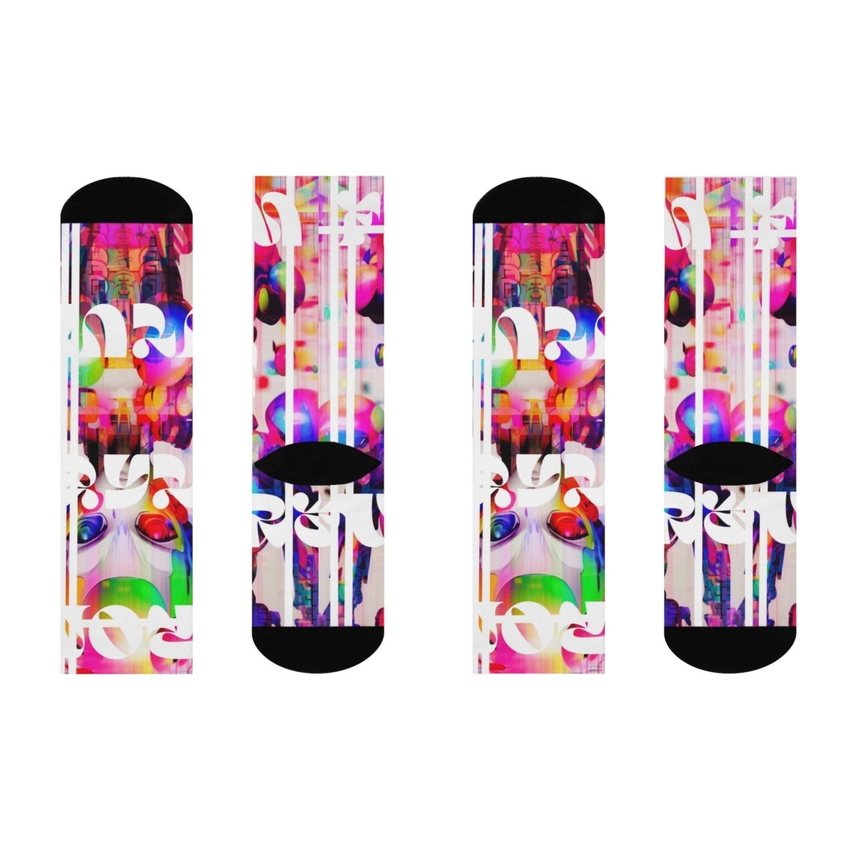 The Future Cushioned Crew Socks - Brandon Fisher Art