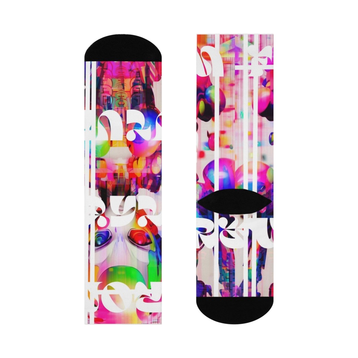 The Future Cushioned Crew Socks - Brandon Fisher Art