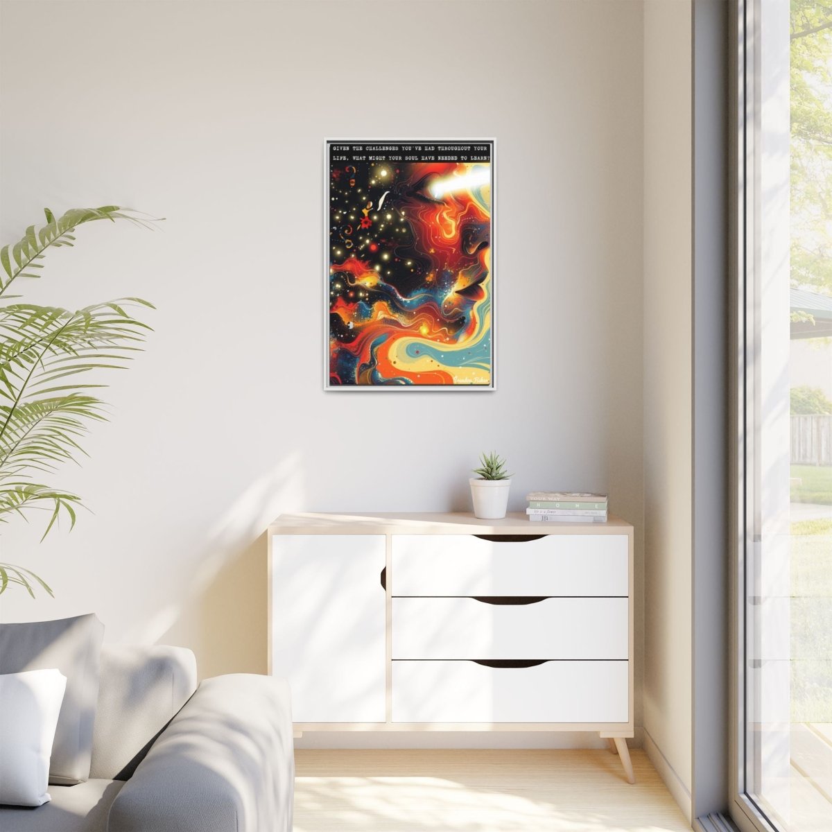 The Over Soul - Framed Canvas Art - Brandon Fisher Art