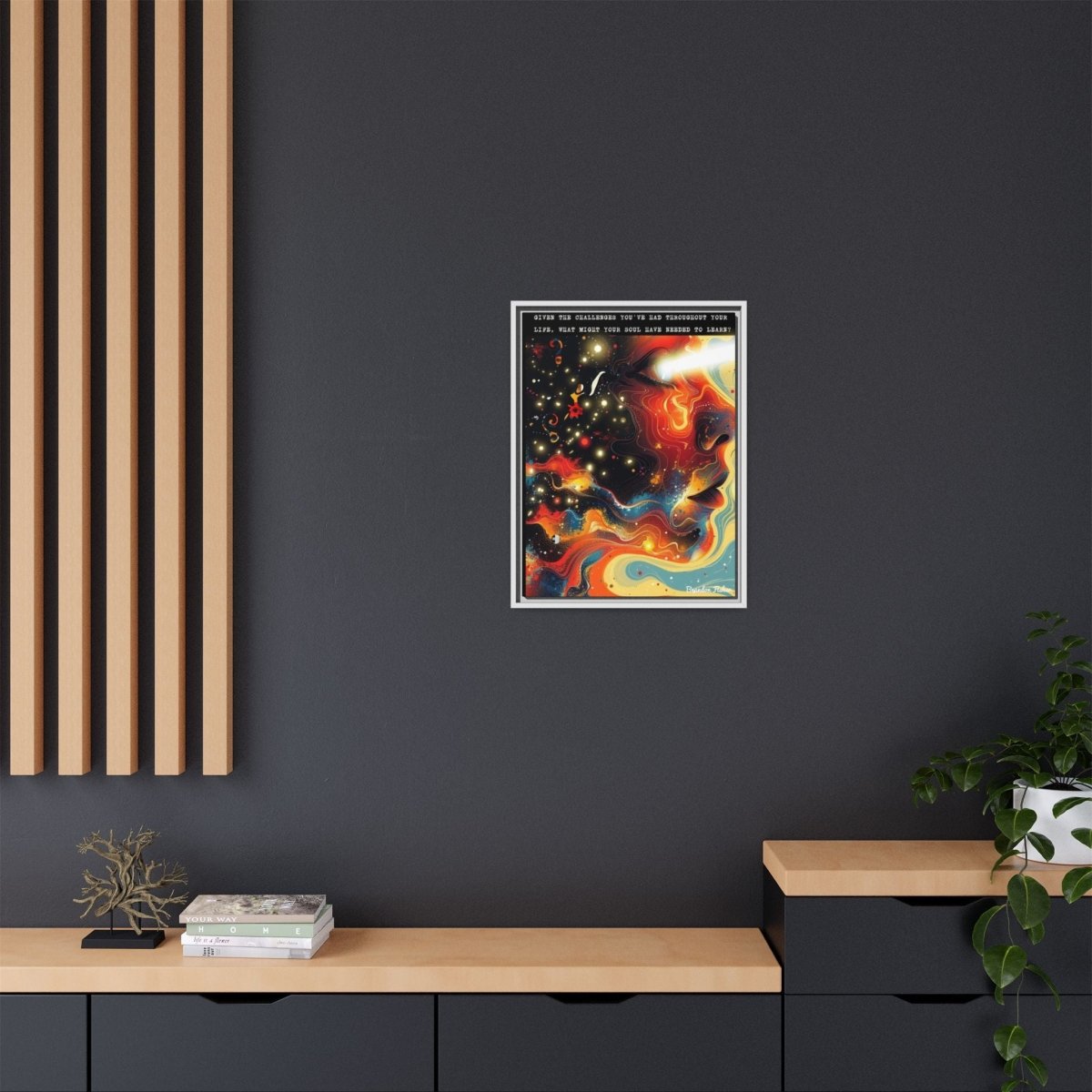 The Over Soul - Framed Canvas Art - Brandon Fisher Art