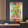 Tokyo Lights On Fire - Framed Canvas Art - Brandon Fisher Art