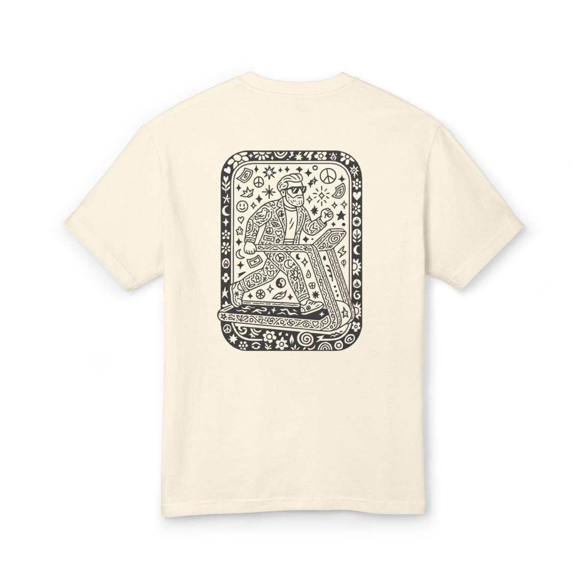 Unisex Garment - Dyed Heavyweight Cotton Tee - Brandon Fisher Art