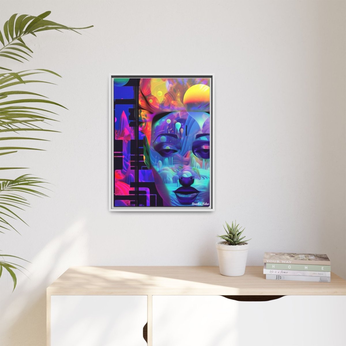 Vibrant Look - Framed Canvas Art - Brandon Fisher Art
