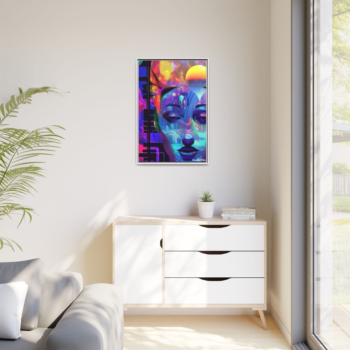 Vibrant Look - Framed Canvas Art - Brandon Fisher Art