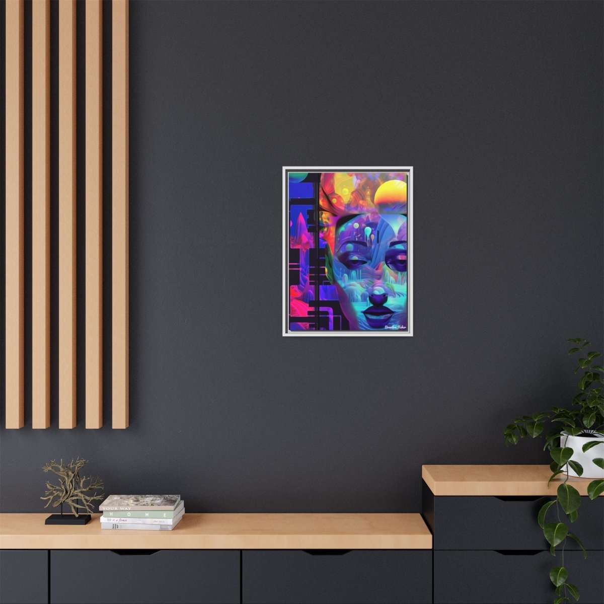 Vibrant Look - Framed Canvas Art - Brandon Fisher Art