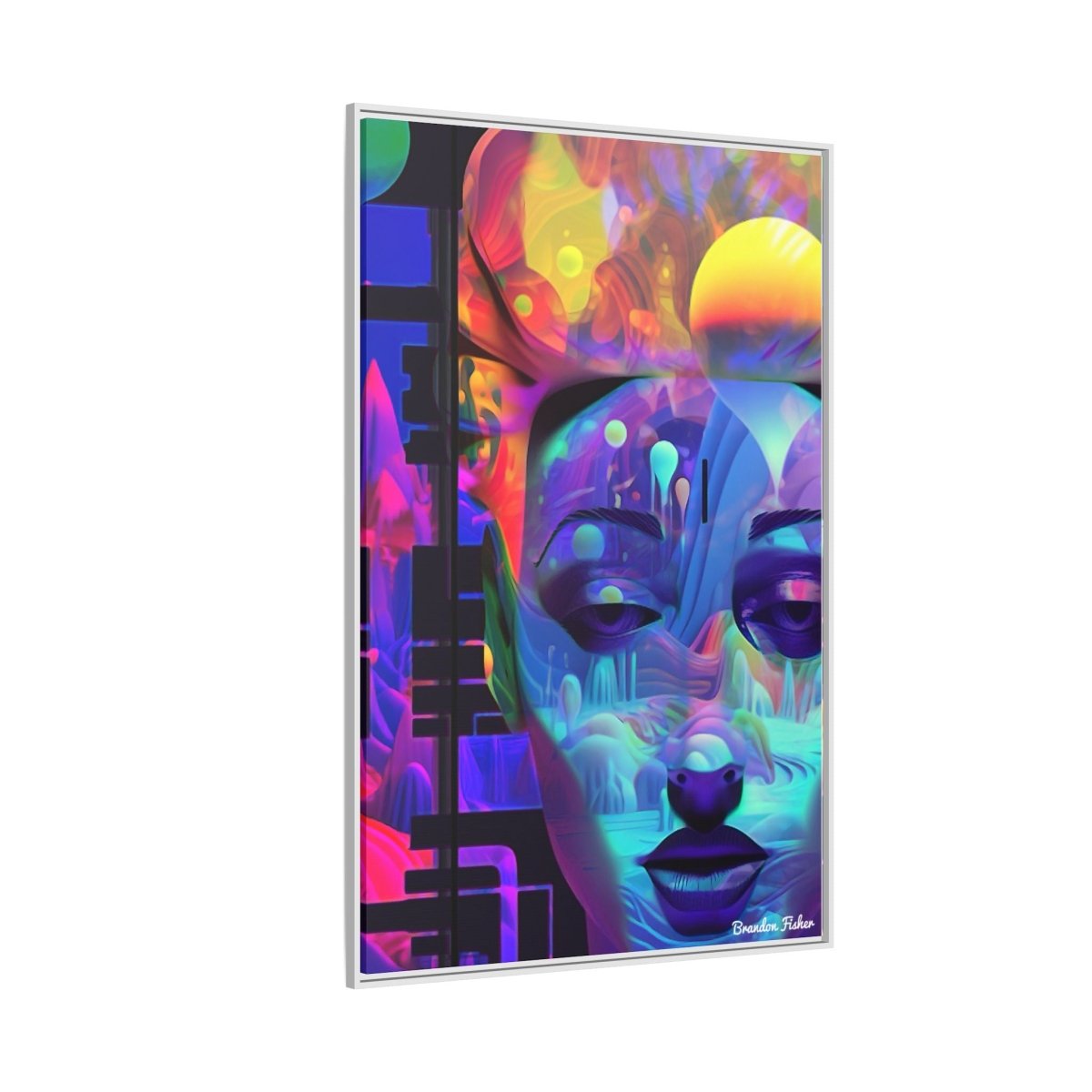 Vibrant Look - Framed Canvas Art - Brandon Fisher Art