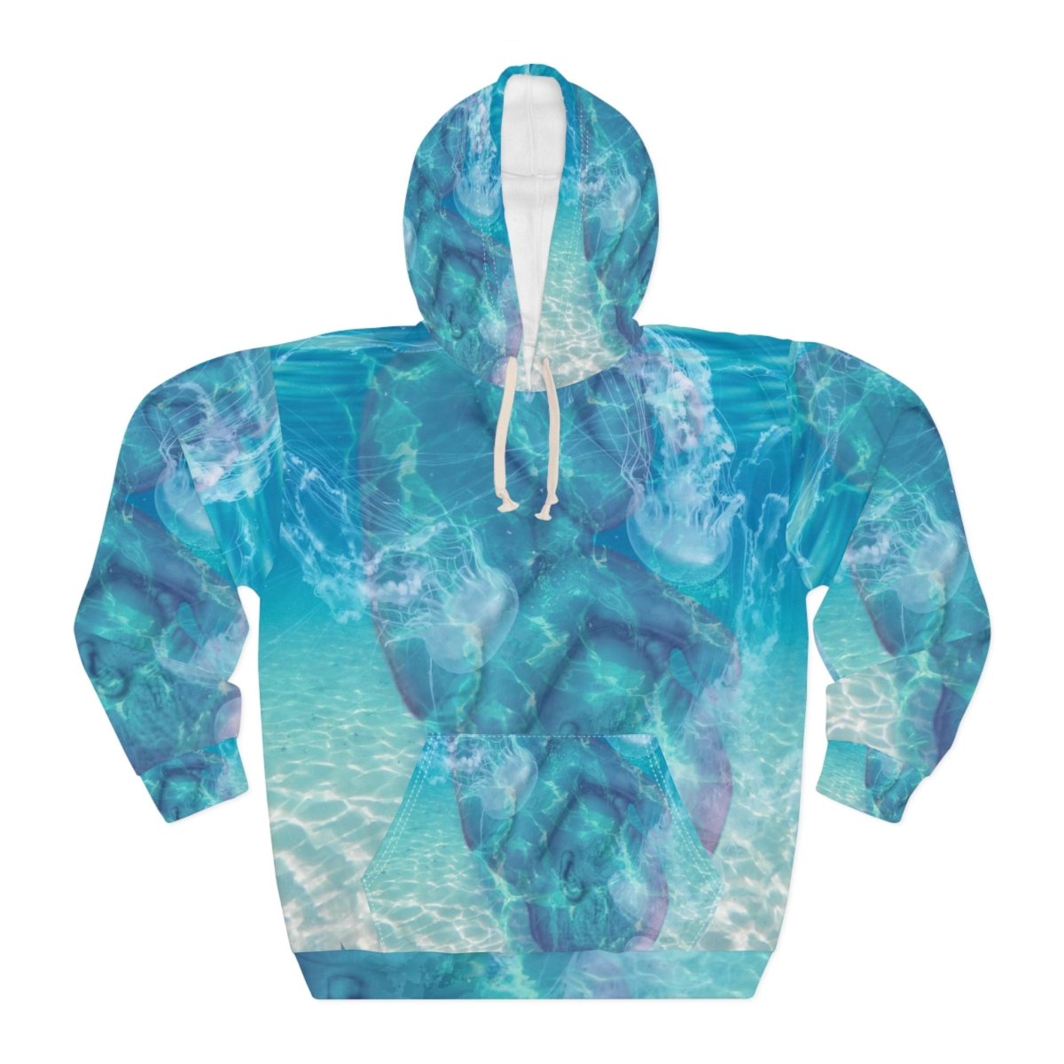 Water Baby AOP Unisex Pullover Hoodie - Brandon Fisher Art