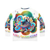 Women's Long Sleeve V - neck Shirt (AOP) - Brandon Fisher Art